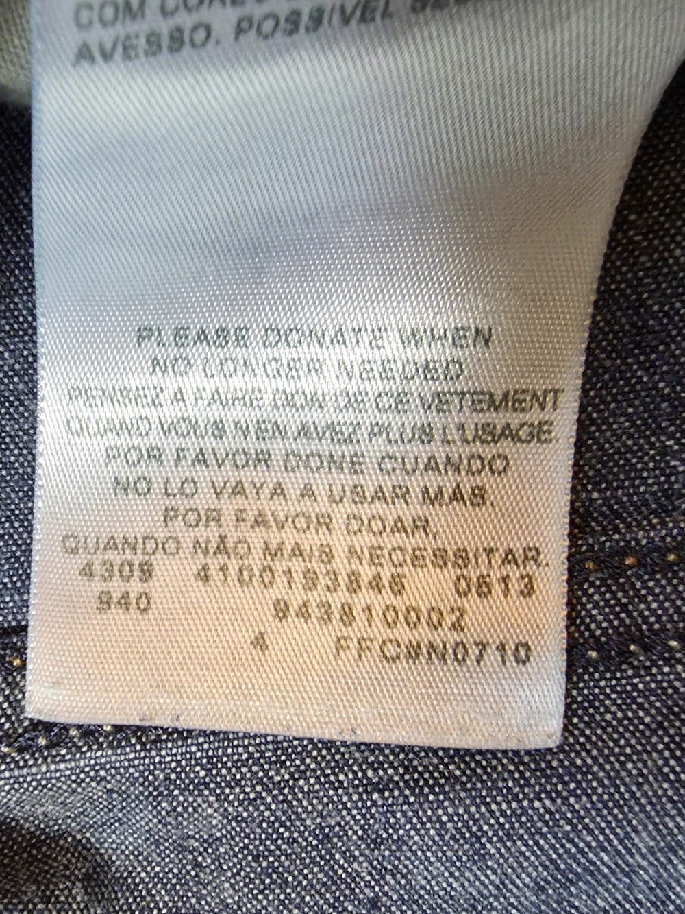 Signature by Levi Strauss Women's Dark Indigo Straight Leg Jeans sz 12 Long - Picture 5 of 8